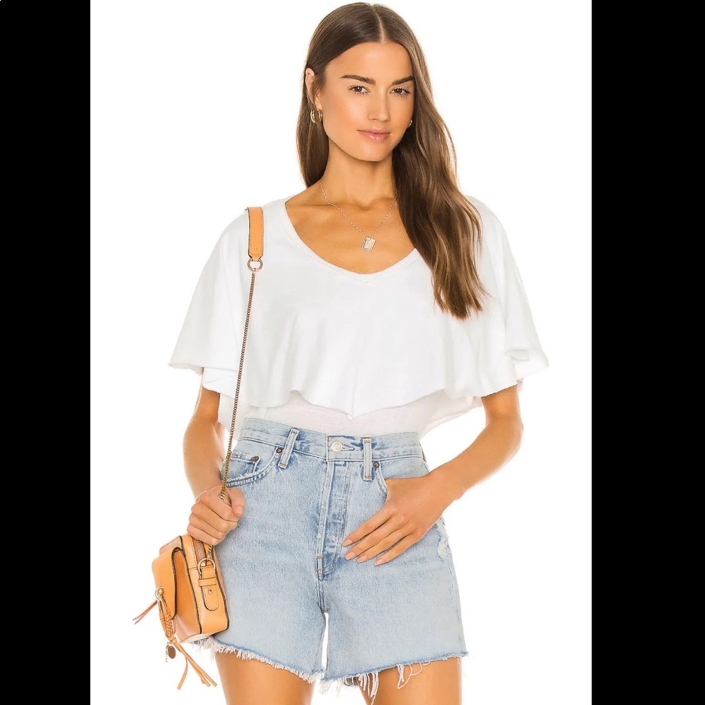 NWT Free People Girl Talk Optic White XS